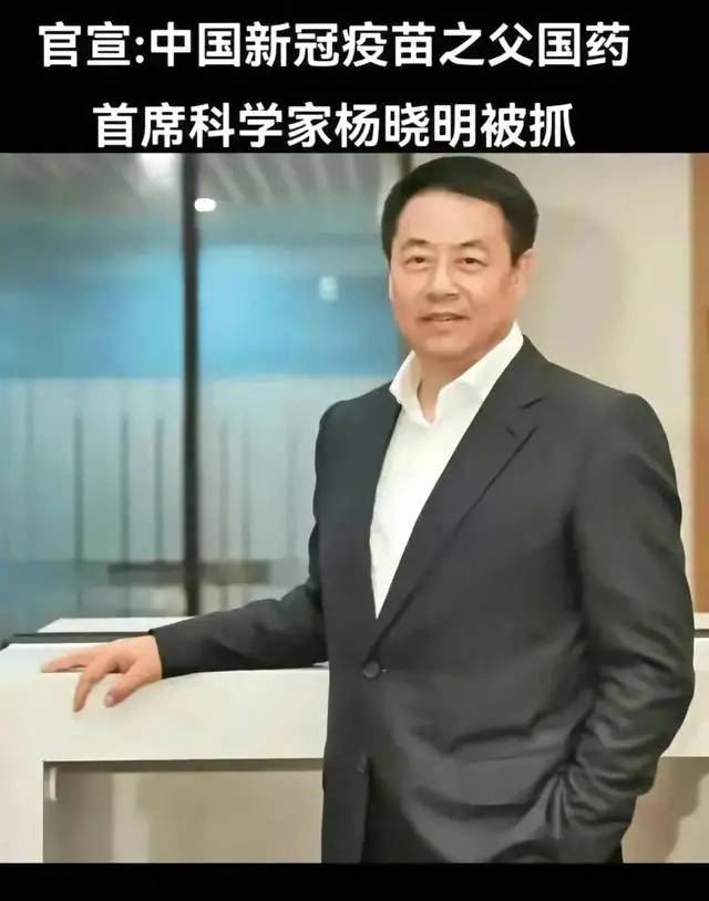 国药疫苗之父杨晓明涉嫌违纪，科研成就与争议并行