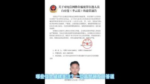 公安机关悬赏通缉白所成、魏怀仁、刘正祥等 10 名缅北电诈头目